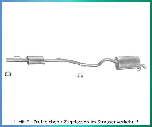 Auspuffanlage für renault - auspuffanlage,