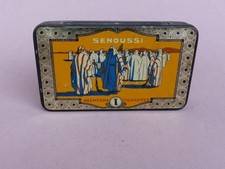 alte Blechdose 25 Cigaretten SENOUSSI Reemtsma Hamburg um 1920