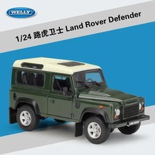 LAND ROVER Defender  - darkgreen - WELLY 1:24