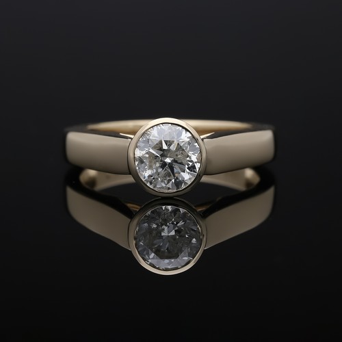 Ring brillant diamant - ct.,