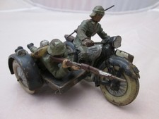Altes motorrad mit beiwagen - beiwagen, ~