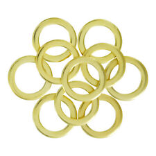 50 Fitschenringe Set vermessingt Ø 9/10/11/12/13mm Unterlegscheibe Distanzring