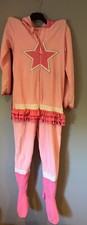 Süßer Overall mit Kaputze Stern Kostüm Kinder Mädchen Overall Größe 134-140