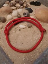 Surferarmband Armband Paracord 4mm Schiebeknoten Damen Herren Rot