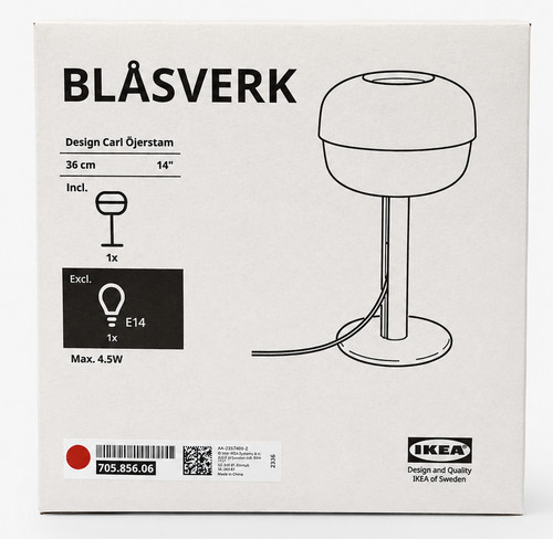 Ikea blasverk tischleuchte - blasverk,
