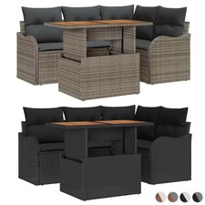 5-tlg Garten-Sofa-Set mit