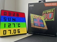 Divoom Pixoo-Max – 32×32 RGB Pixel-Art Display, kaum genutzt + Saugnapf Zubehör