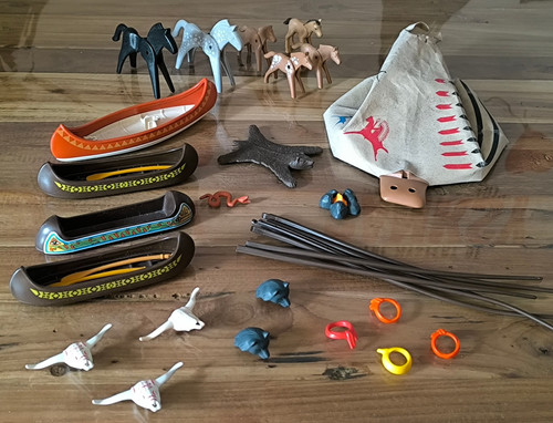 Playmobil indianer western acw - western,