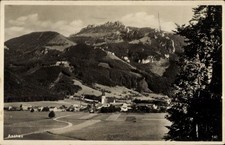Ak Aschau im Chiemgau Oberbayern, Berglandschaft, Dorfansicht,  nmotiv - 4927771