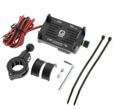 Motorrad Handyhalterung Roller Handyhalter Quad USB Steckdose Anschluss RH