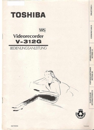 Toshiba 312g videorecorder - toshiba,