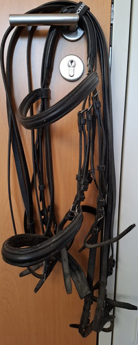 Kandare aus leder schwarz - kandare,