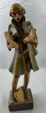 Holzfigur der bücherwurm - "der, bücherwurm"