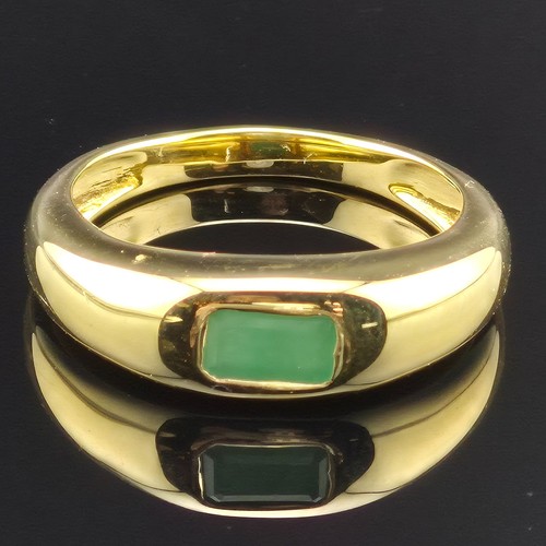 925 silber ring - silber, vergoldet