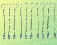 10 Sicherungskettchen verzinkt