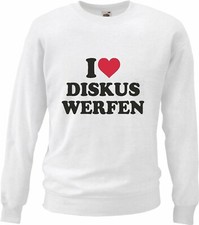 Sweatshirt I LOVE DISKUS