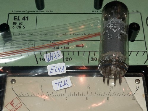 Telefunken el41 röhre - röhre,
