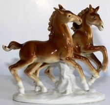 Gräfenthal- Thüringer- Porzellan „Pferdepaar“ um 1935