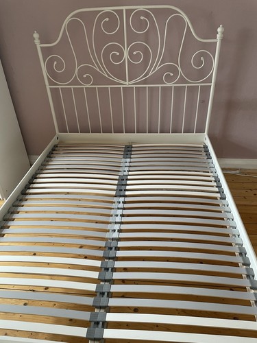 Ikea leirvik bettrahmen metall - bettrahmen,