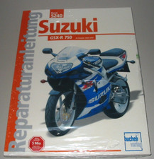 Reparaturanleitung Suzuki GSX-R 750 ab Baujahr 2000 / 2001 Reparatur Buch NEU!
