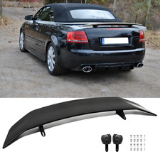 46" Auto Heckflügel Heck Spoiler Lippe Carbon Optik für AUDI A4 B6 B7 CABRIO
