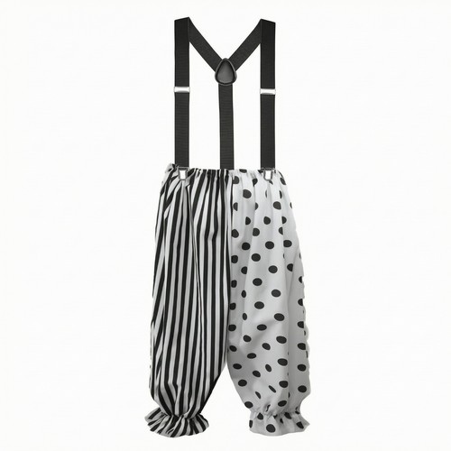Clown latzhose schwarz - clown-latzhose, schwarz-weiß