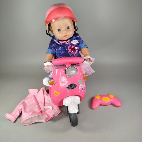 Baby born city - baby, scooter