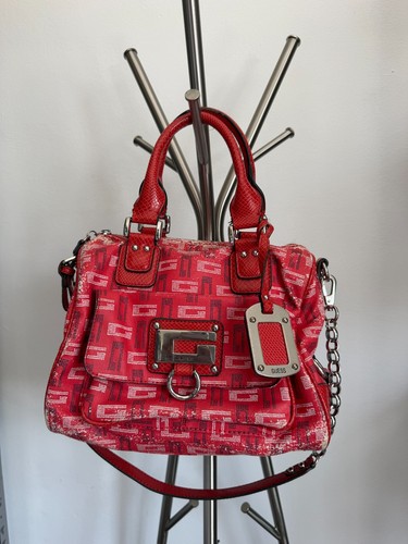 Vintage guess red leather - vintage,