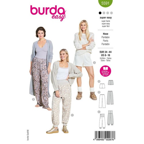 Hose shorts burda 5591 - &,