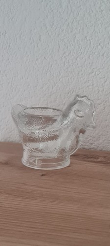 Eierbecher glas huhn deko - glas,