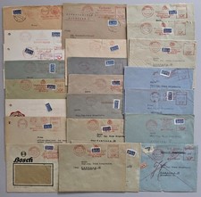 Sammlung 23 Briefe Notopfer Berlin 1951 Frankatur Deutsche Post geschnitten etc.