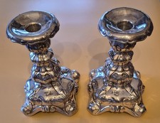 2 alte Kerzenleuchter