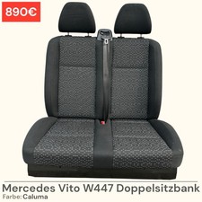 Mercedes Vito W447 447 Doppelsitzbank  Sitzbank Beifahrersitz Sitz Caluma