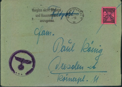1945 pfg freimarke auf - 1945,, 12