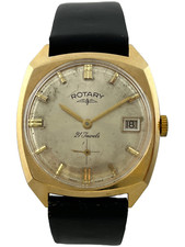 Herrenarmbanduhr Rotary Handaufzug AS 1691/93 mit Datum, funktioniert