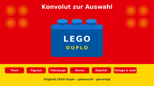 Lego duplo konvolut zur - duplo,