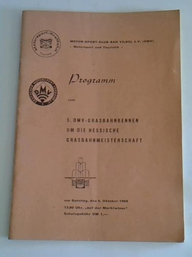 Dmv grasbahnrennen um die - 5.,