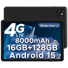 DOOGEE T10W 10,1 Zoll Android 15 Tablet 9GB+128GB 8000mAh Tablet 4G LTE&5G WIFI