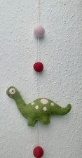 Dino Mobile Filz Wandschmuck Kinderzimmer Dinosaurier