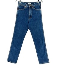 WRANGLER Wild West Damen Denim Stretch Gerade Jeans Blau W26 L31