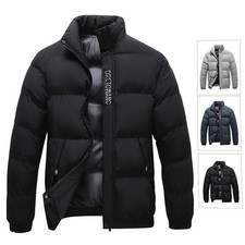 2025 NEU Herren Mäntel Reißverschluss Jacke Gefüllte Daunenjacke Winter Warme