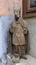 antik große Holz Figur