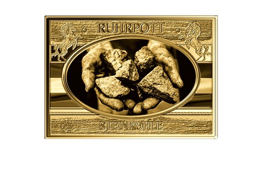Goldmünze wappen nrw ruhrpott - wappen,