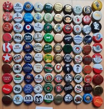 100 versch. Kronkorken-Nr. 1-DIY-u.a. Roter Teufel-Gilden-Bayern-