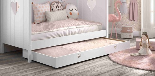 Bettschublade hausbett - bettschublade, zu