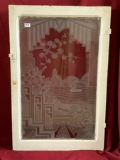 ART DECO GLASSCHEIBE FENSTER