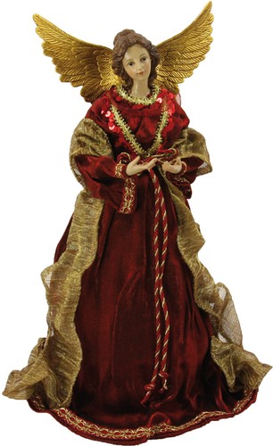 Schutzengel rot stoffkleid - schutzengel, rot,