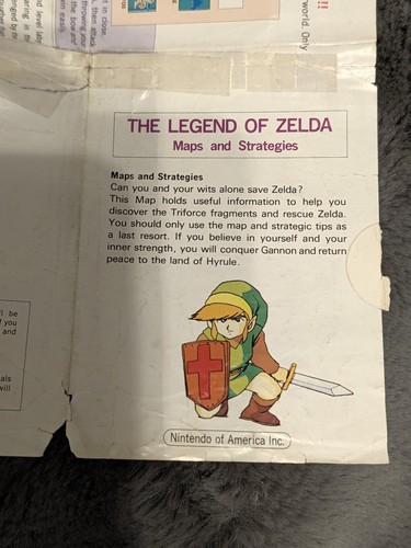 Vtg 1987 legend zelda - vtg, of