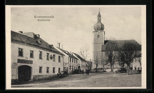Konnersreuth marktplatz - konnersreuth,,
