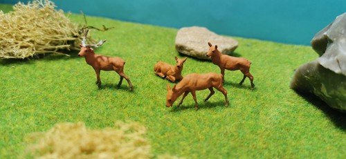 4er set rehe hirsch - 1/87,